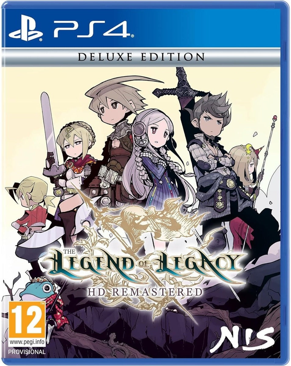 The Legend of Legacy HD Remastered Deluxe Edition PlayStation 4 box art