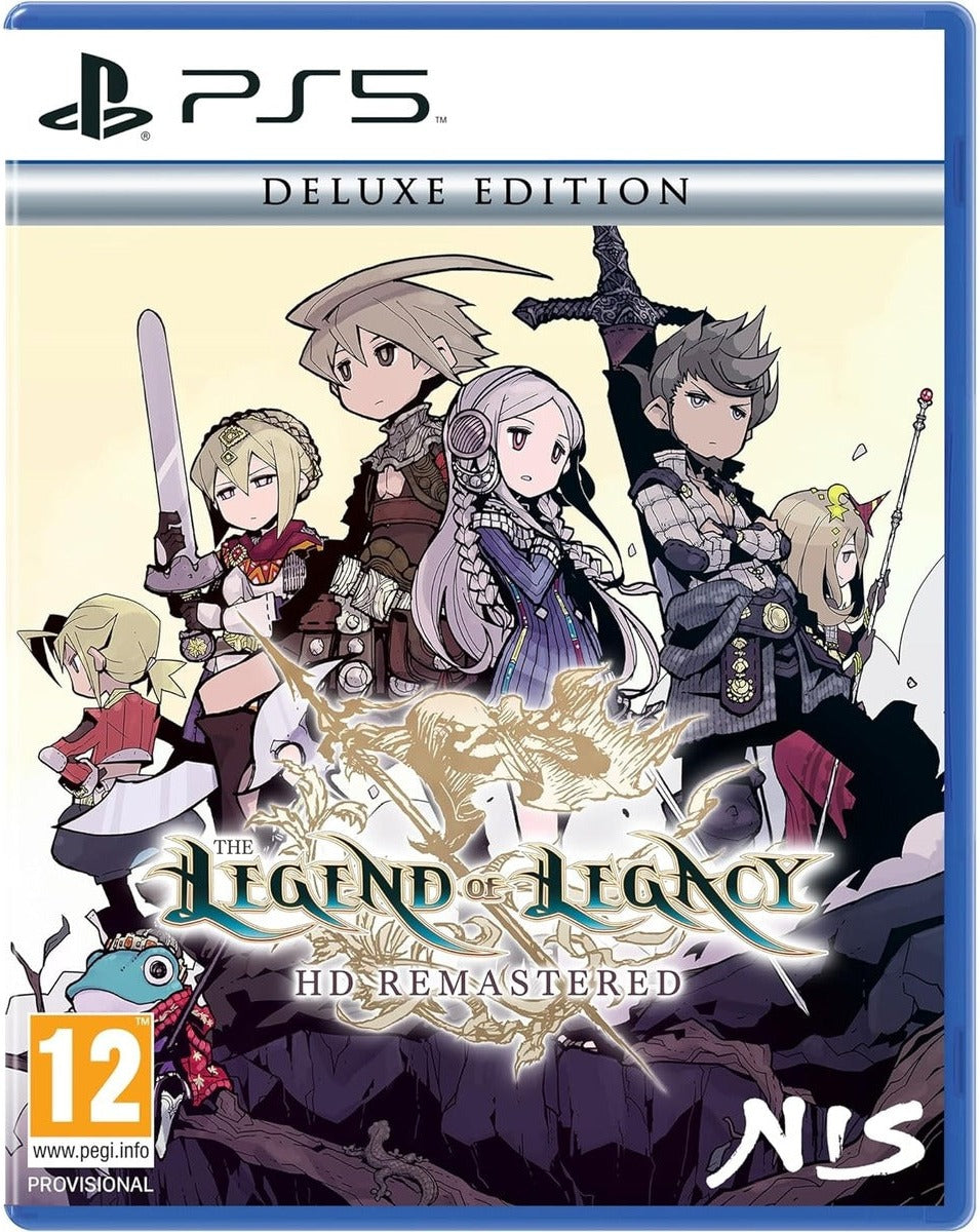 The Legend of Legacy HD Remastered Deluxe Edition PlayStation 5 box art