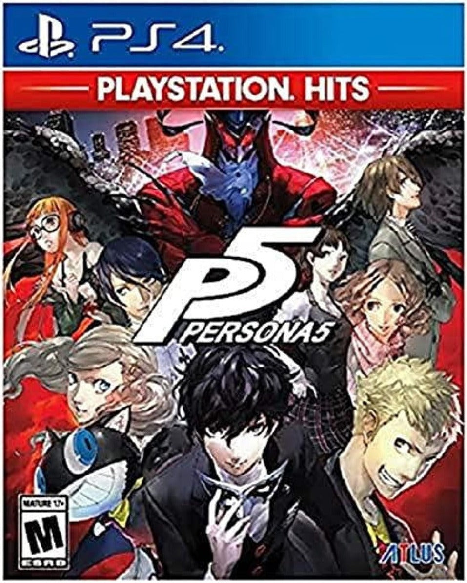 Persona 5 PlayStation Hits PS4 game box art