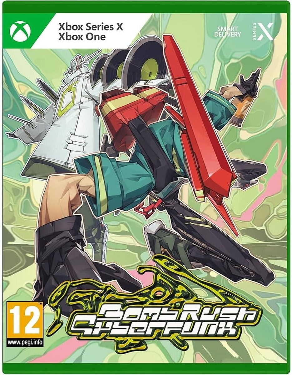 Bomb Rush Cyberfunk Xbox Series X game box art