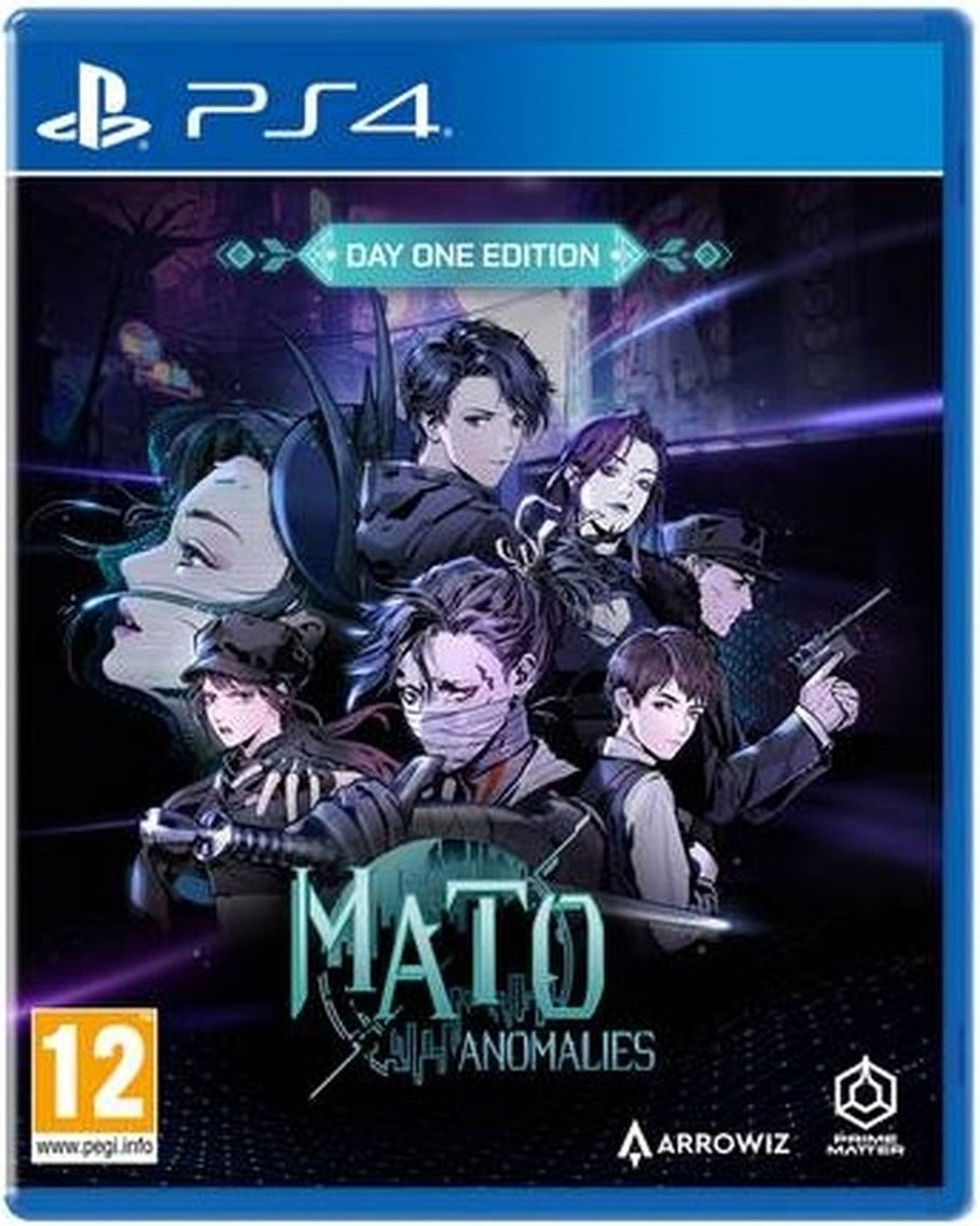 Mato Anomalies Day One Edition PlayStation 4 game box art