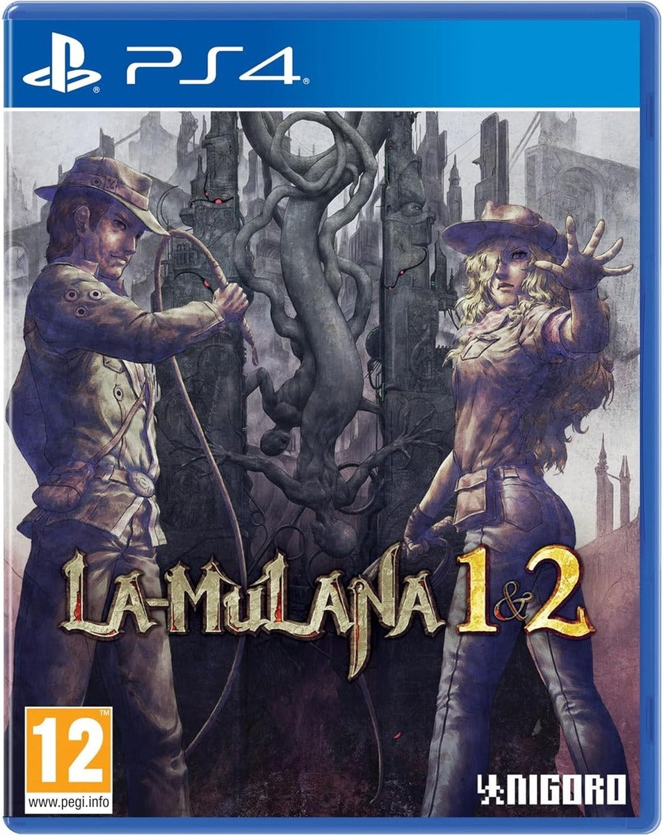 LA-MULANA 1 & 2 Standard Edition Re-release PlayStation 4 box art