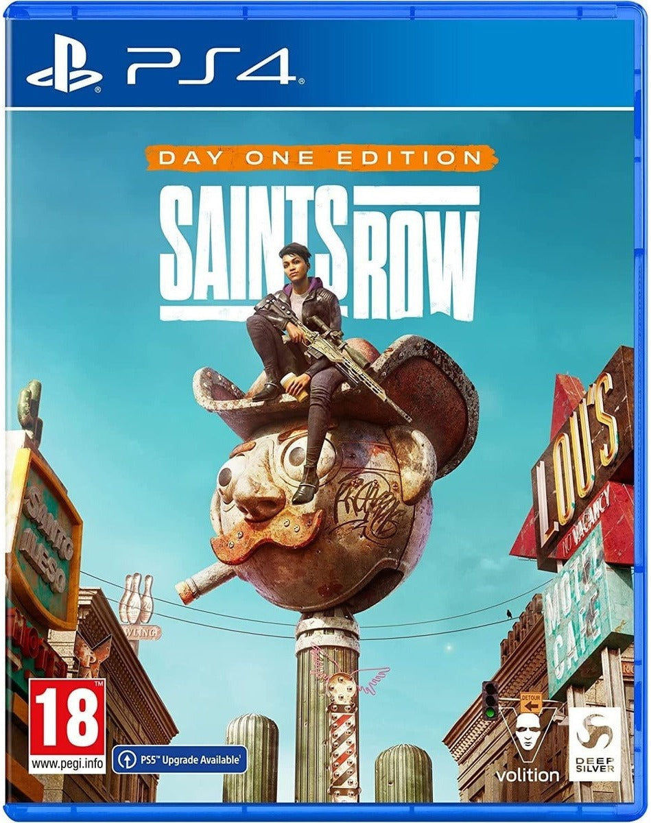 Saints Row Day One Edition PlayStation 4 game box