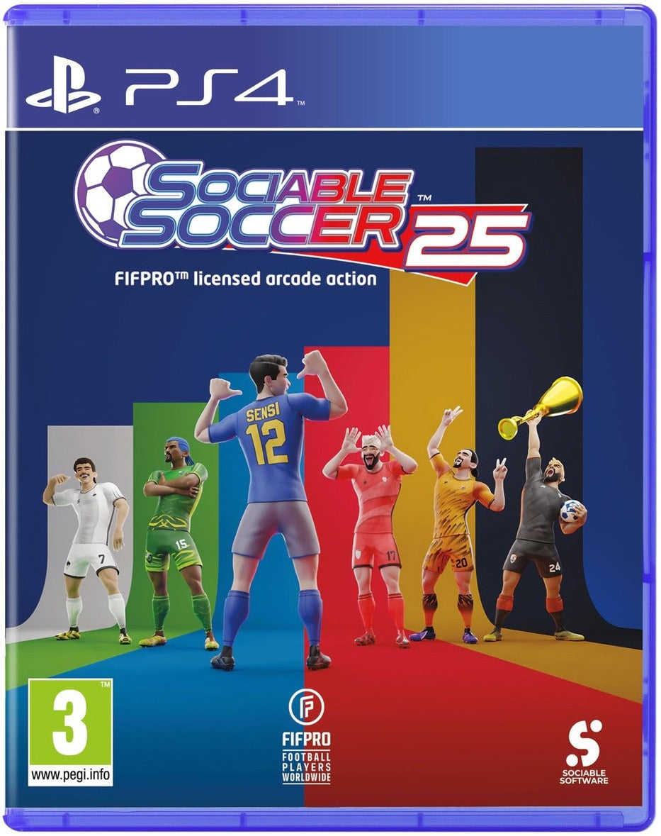Sociable Soccer 25 PlayStation 4 box art