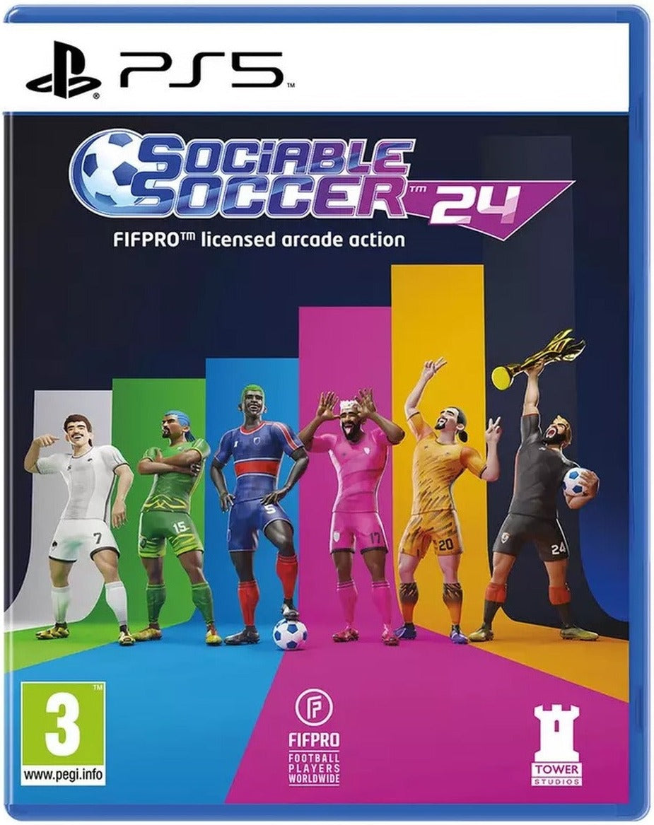 Sociable Soccer 25 PlayStation 5 game box art