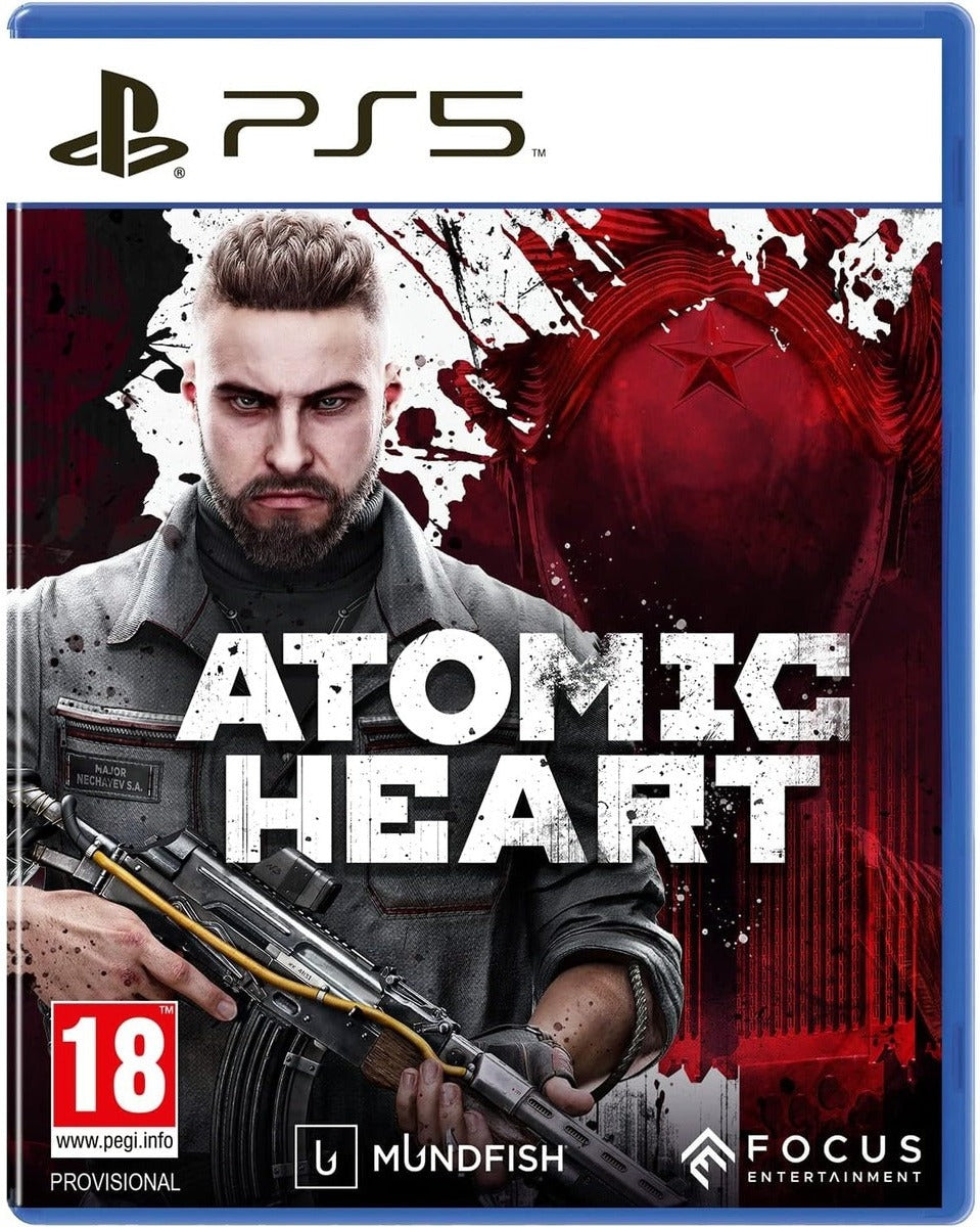Atomic Heart PlayStation 5 game box art