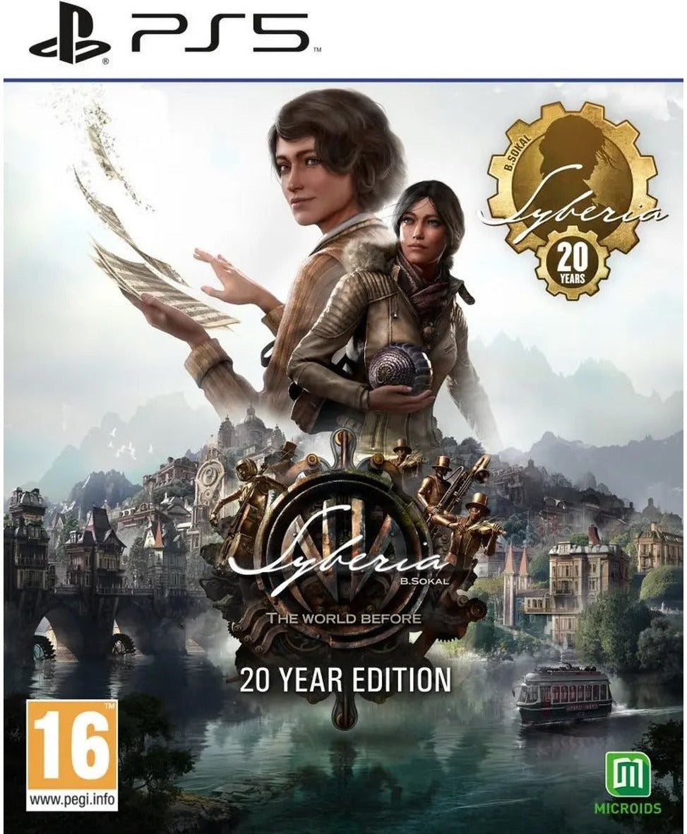 Syberia: The World Before 20 Years Edition PlayStation 5 box art