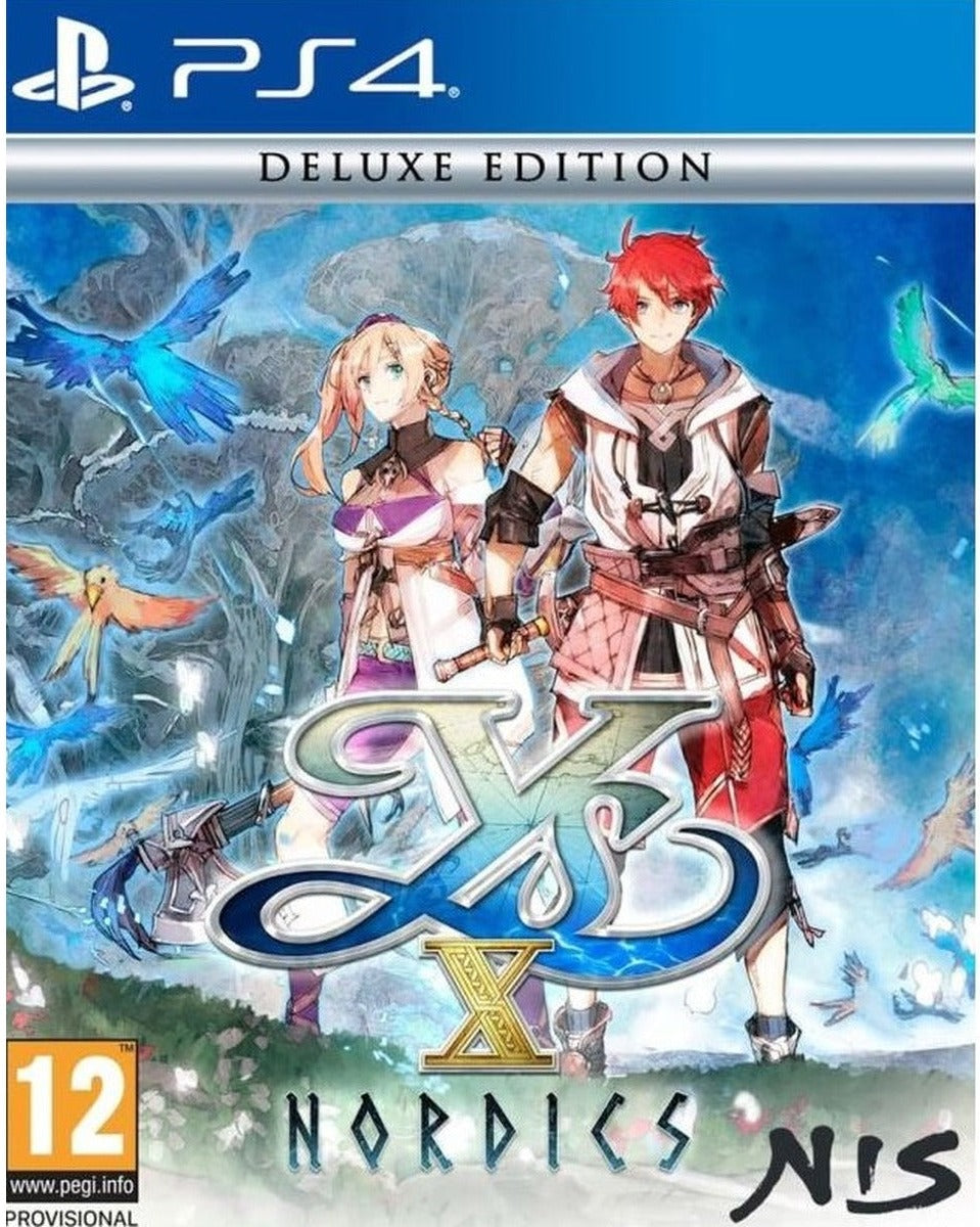 Ys X: Nordics Deluxe Edition PlayStation 4 box art
