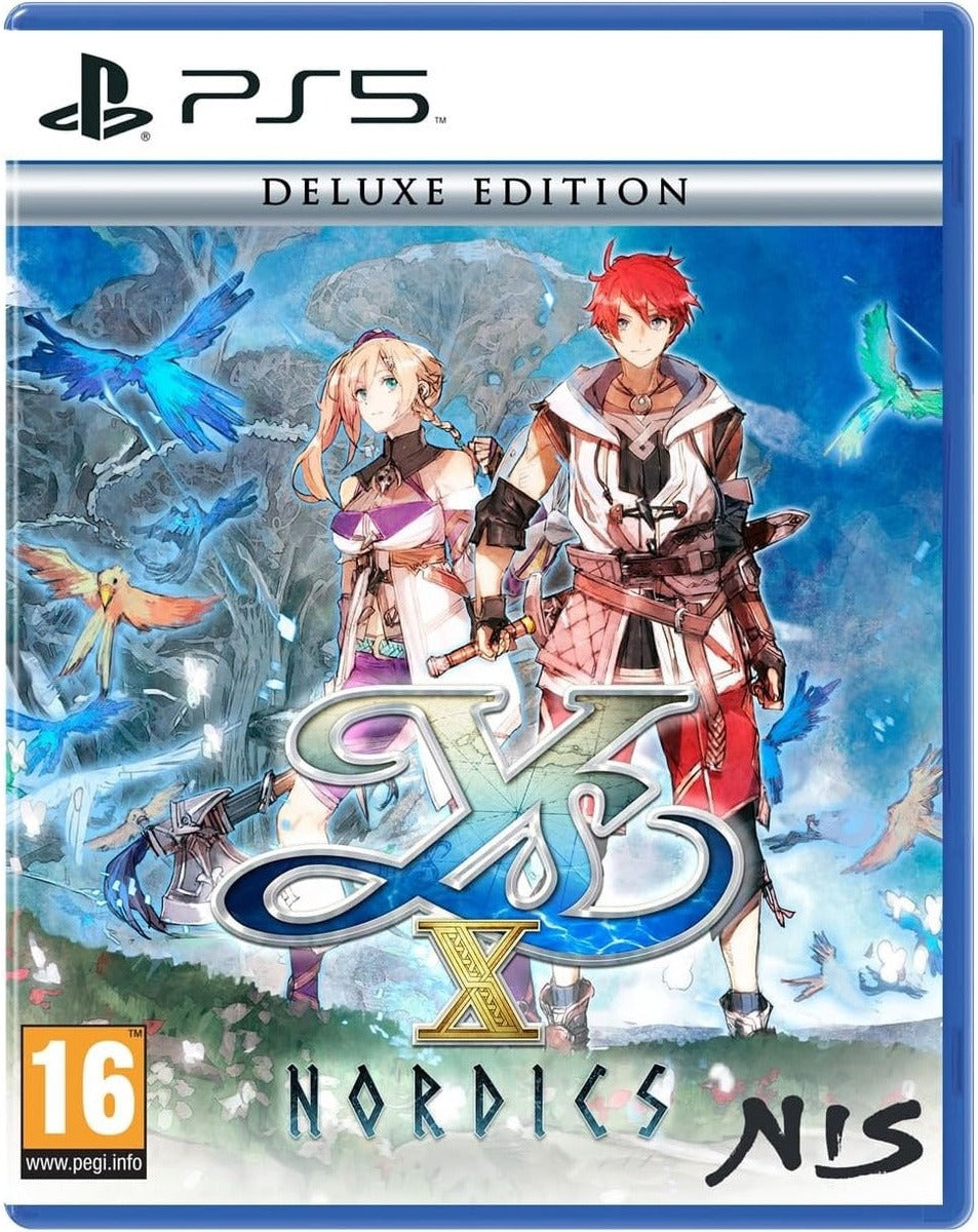 Ys X: Nordics Deluxe Edition PlayStation 5 box art