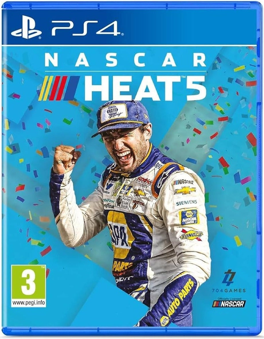 NASCAR Heat 5 PlayStation 4 game box art