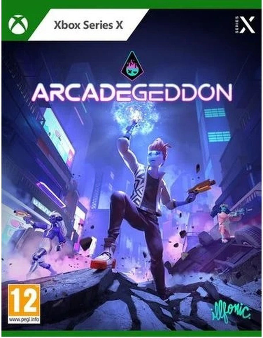 Arcadegeddon Xbox Series X physical disc box art