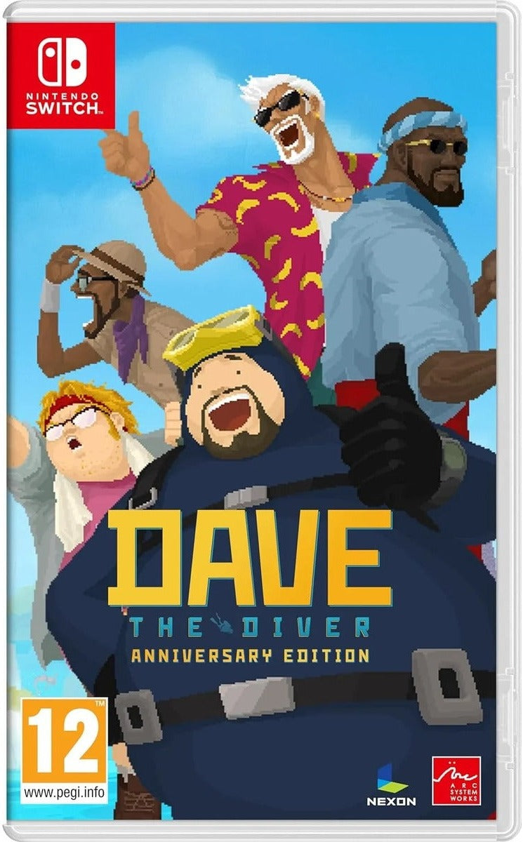 Dave the Diver Anniversary Edition Nintendo Switch game box art