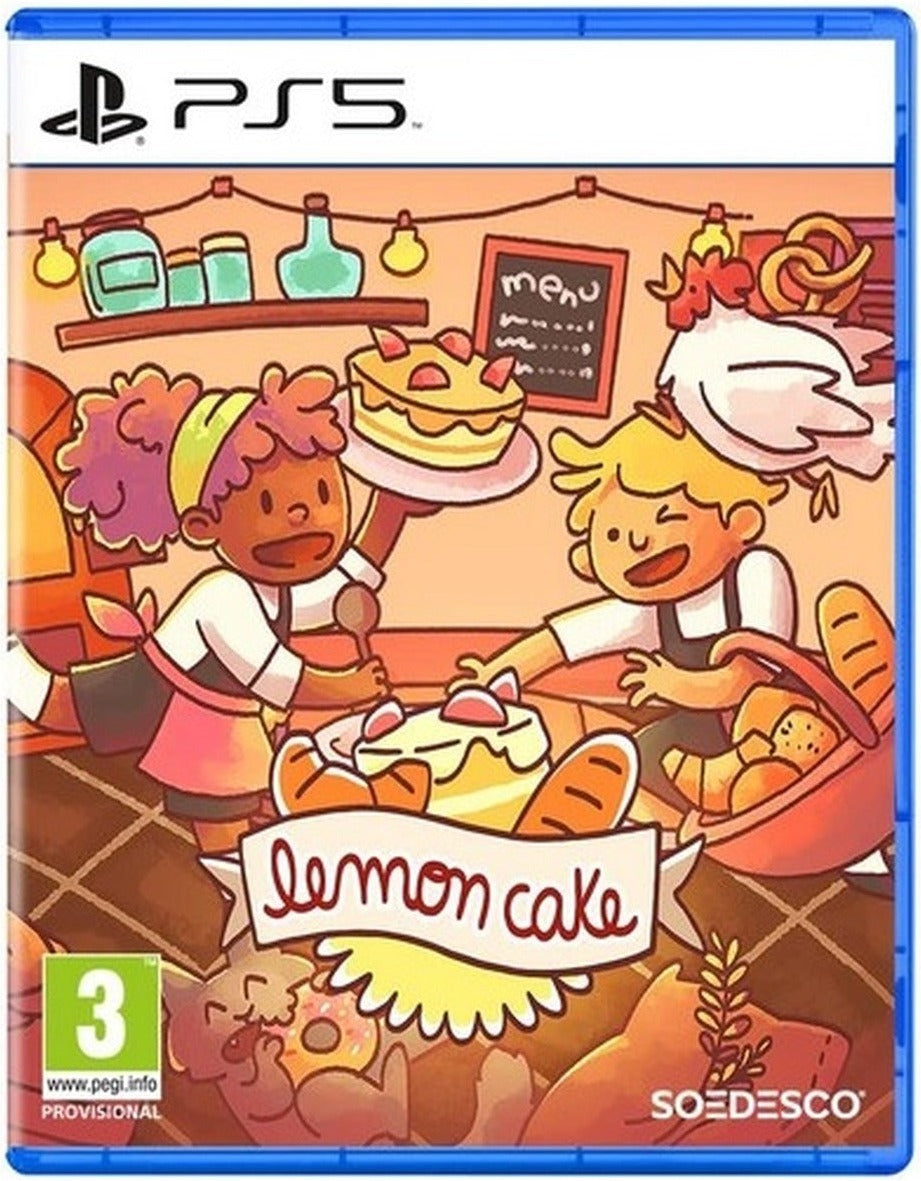 Lemon Cake PlayStation 5 game box art