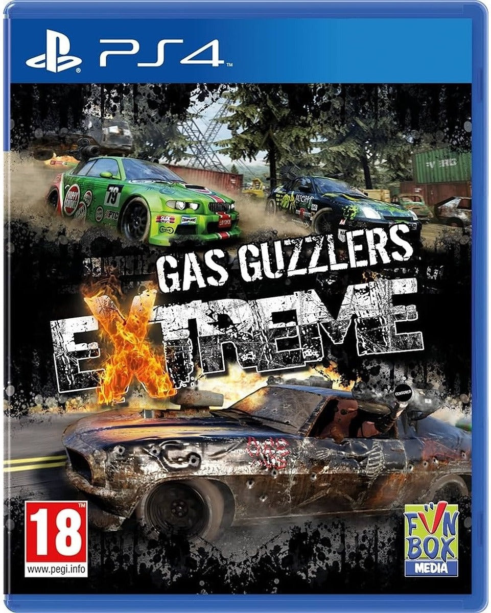 Gas Guzzlers Extreme PlayStation 4 game box art