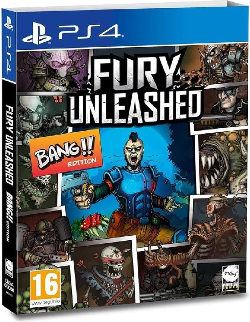 Fury Unleashed Bang!! Edition PlayStation 4 box art – Meridiem Games physical release
