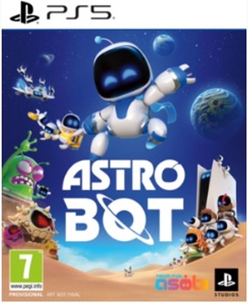 Astro Bot PlayStation 5 game box art