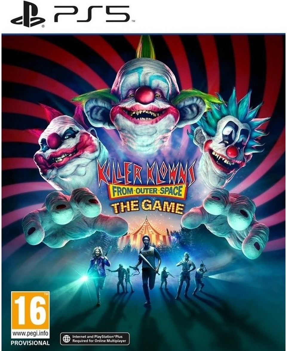 Killer Klowns from Outer Space: The Game PlayStation 5 box art