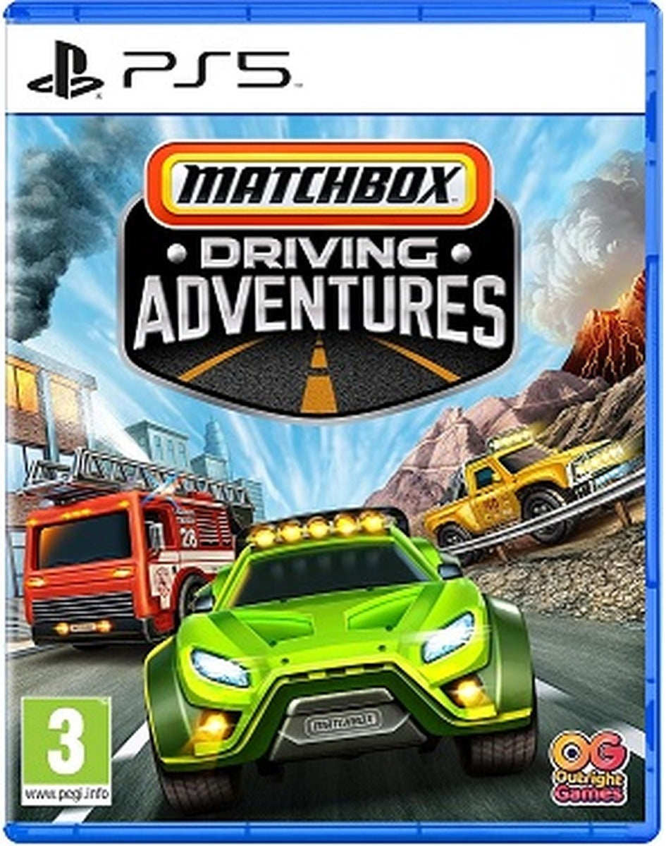Matchbox Driving Adventures PlayStation 5 game box art