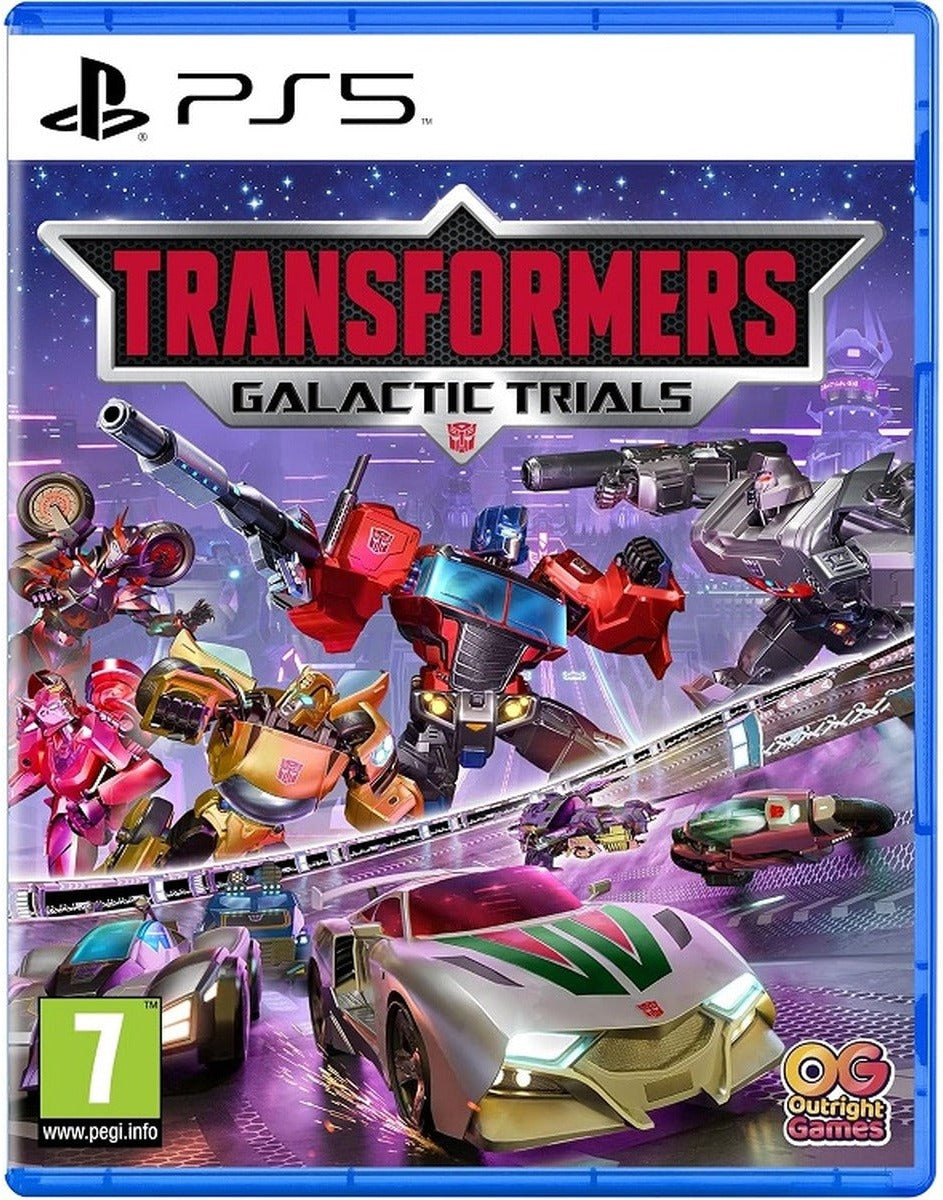 Transformers: Galactic Trials PlayStation 5 game box art