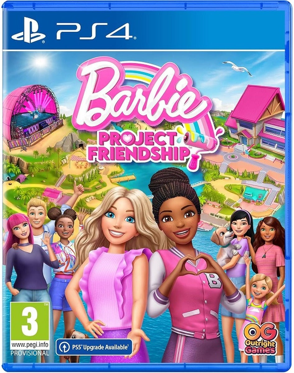 Barbie: Project Friendship PlayStation 4 game box art