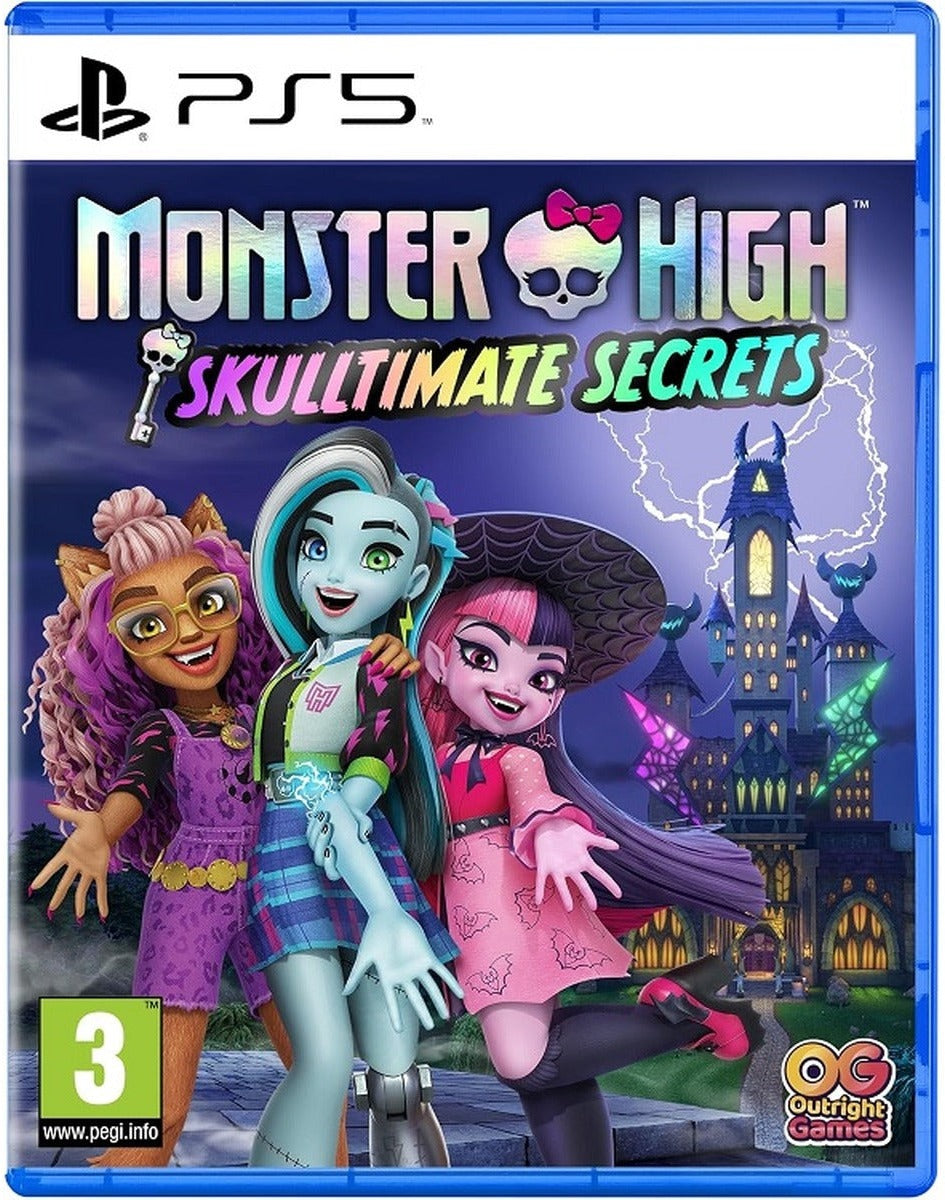 Monster High: Skulltimate Secrets PlayStation 5 game box art