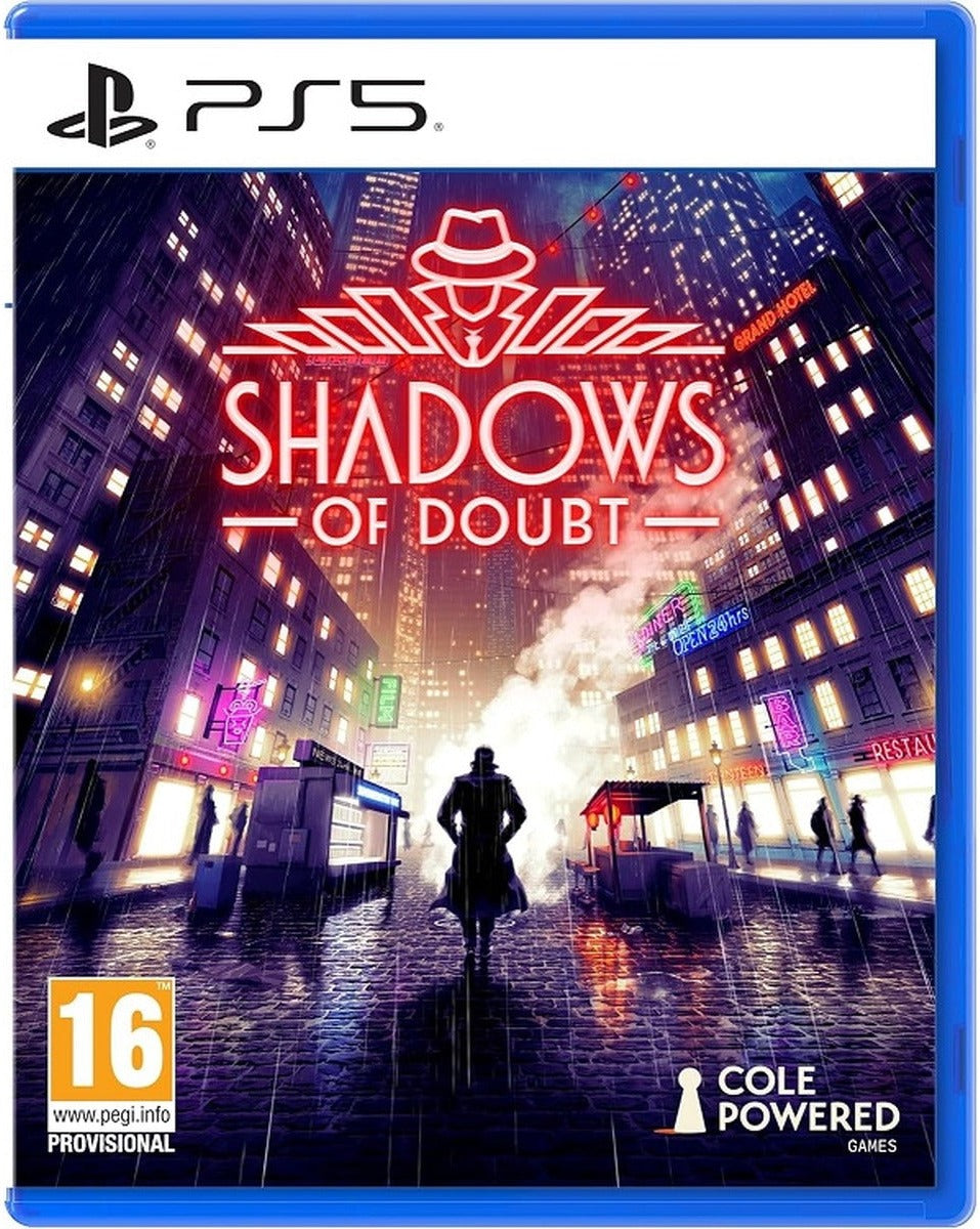 Shadows of Doubt PlayStation 5 game box art