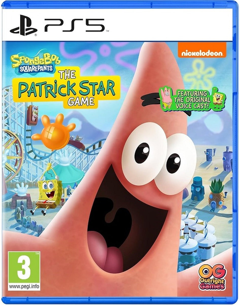 SpongeBob SquarePants: The Patrick Star Game – PlayStation 5 box art