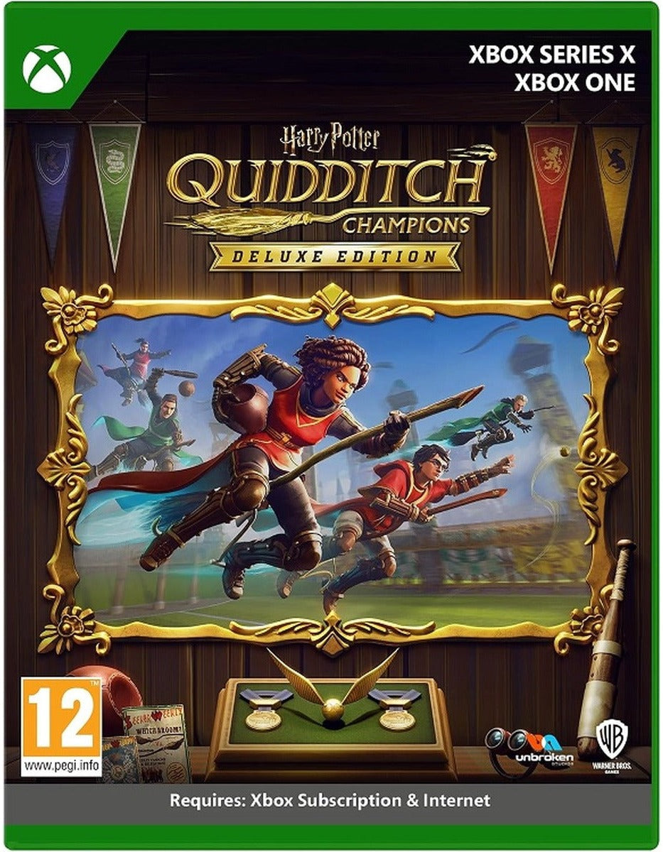 Harry Potter: Quidditch Champions Deluxe Edition Xbox Series X game box