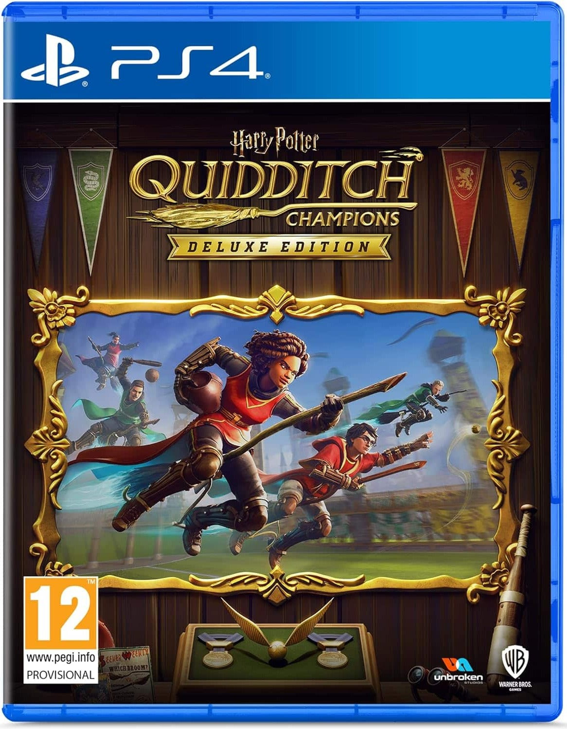 Harry Potter: Quidditch Champions Deluxe Edition PS4 game box