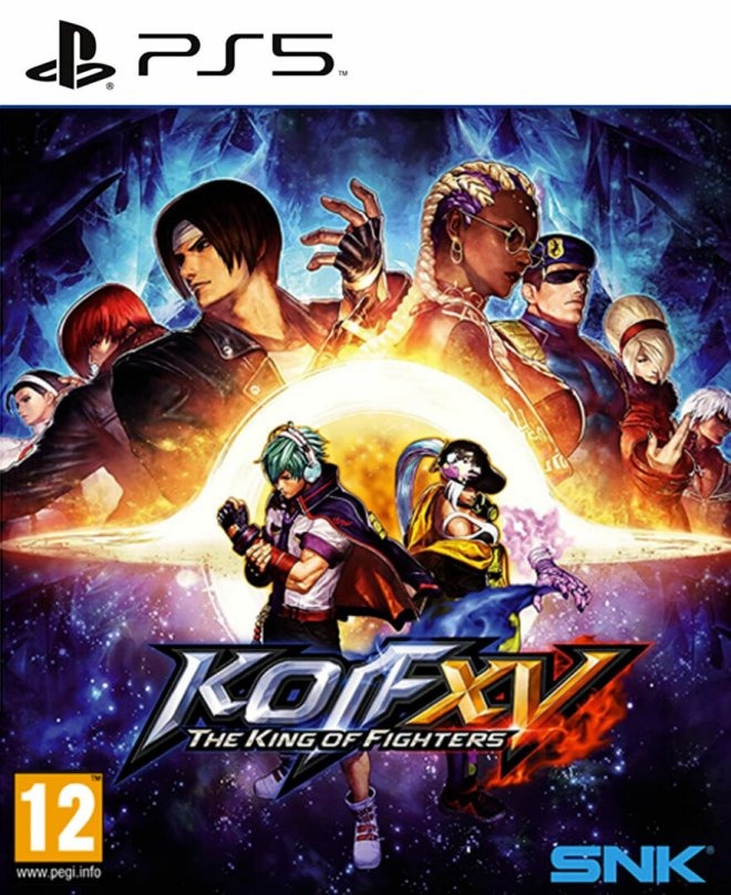 The King of Fighters XV PlayStation 5 game box art