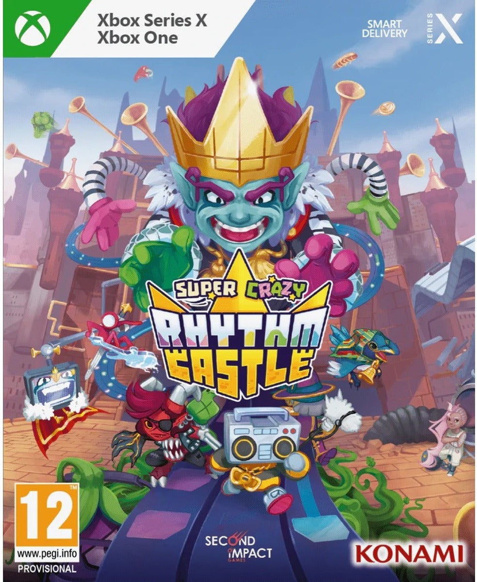 Super Crazy Rhythm Castle Xbox Series X game box art