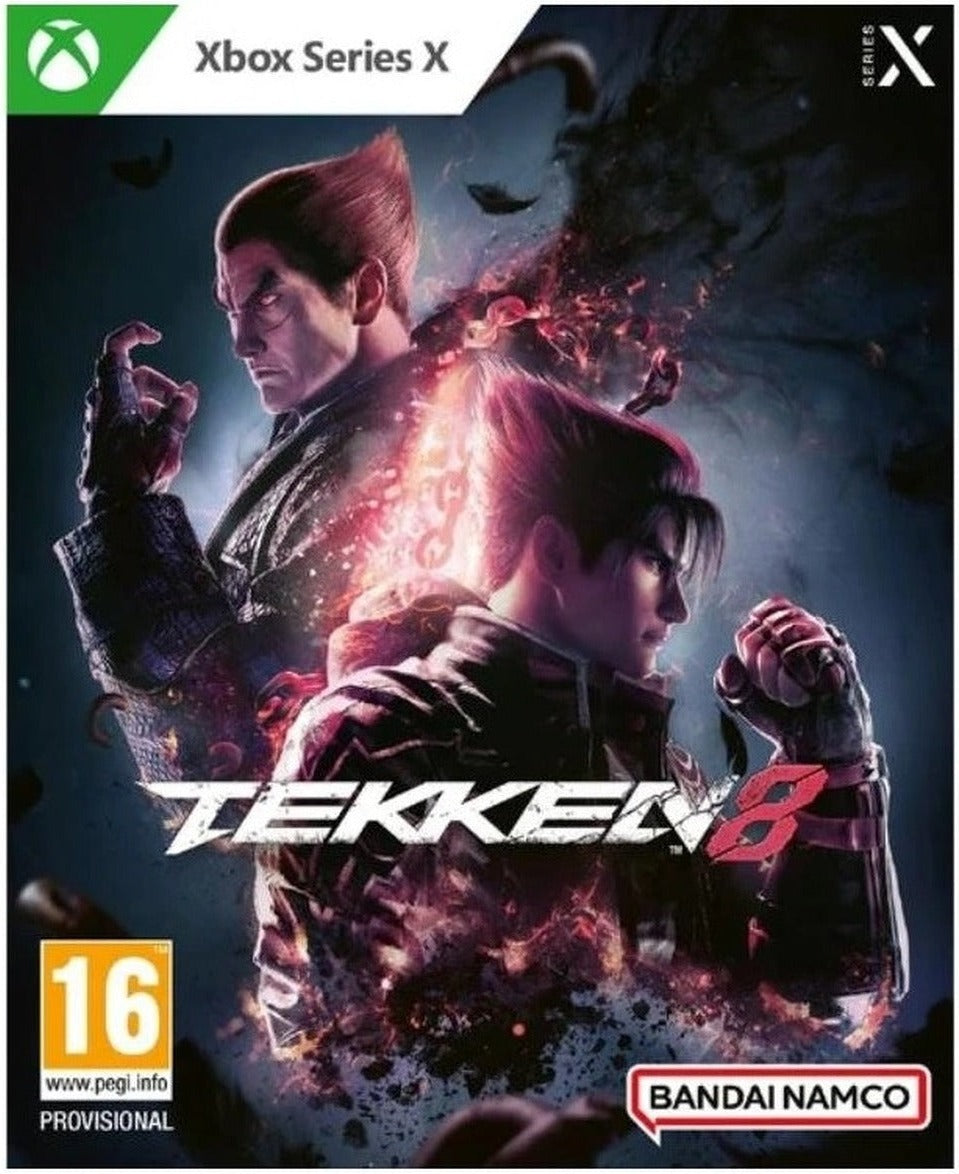 Tekken 8 Xbox Series X game box art – English/Polish edition