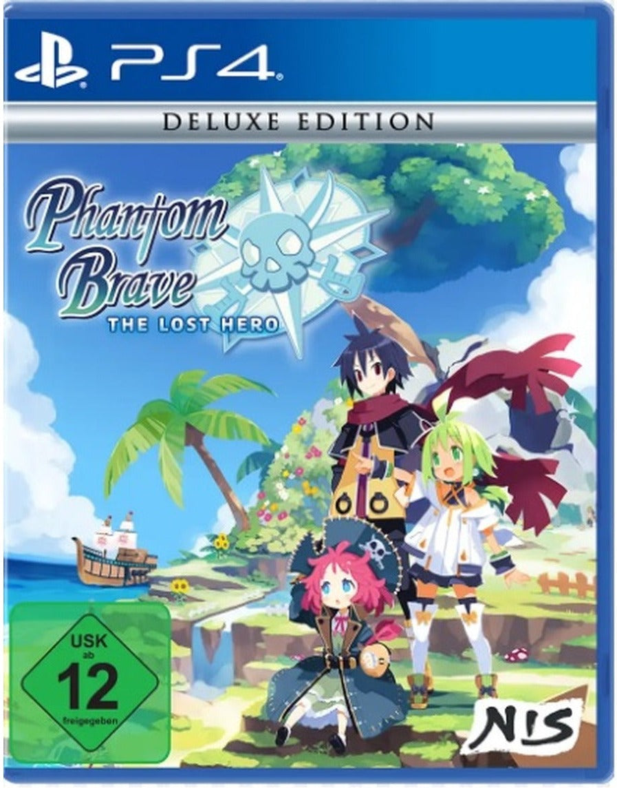 Phantom Brave: The Lost Hero Deluxe Edition PS4 game box (German)