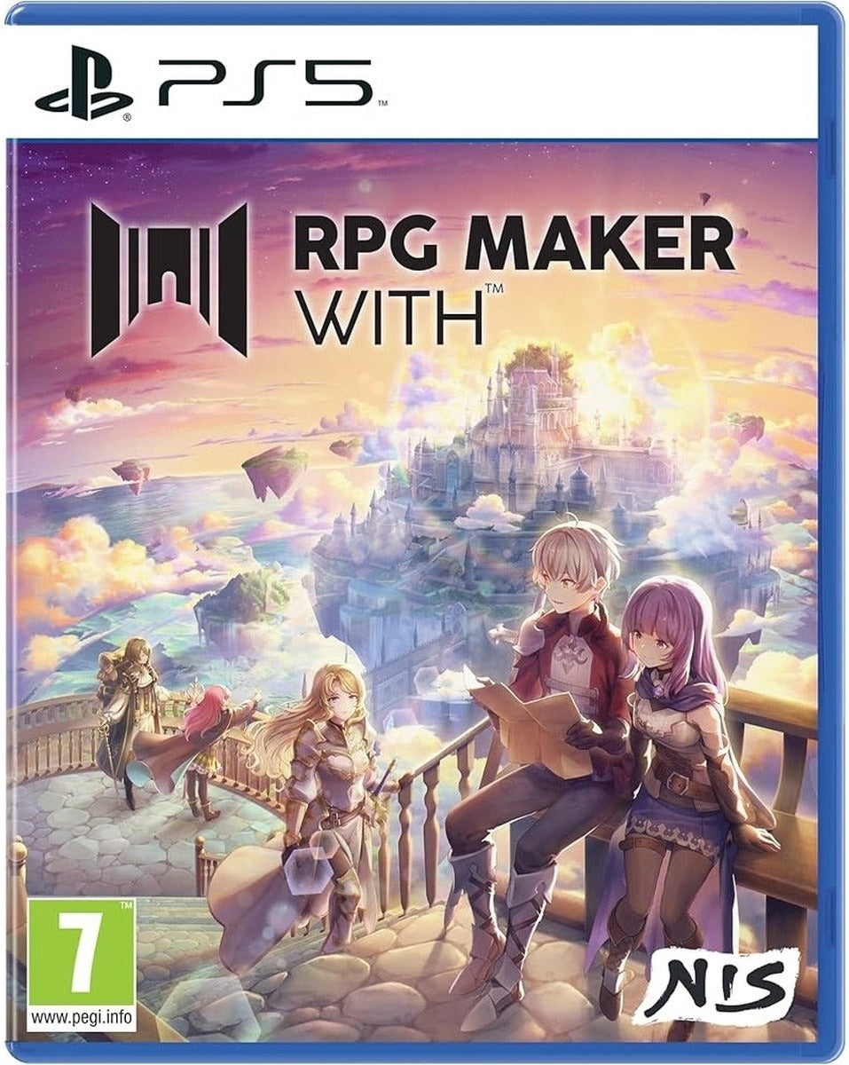 RPG MAKER WITH PlayStation 5 game box — Italian cover