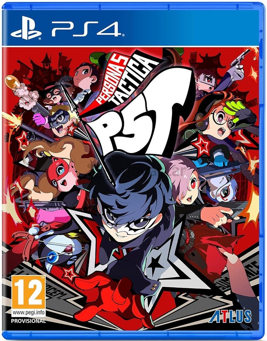 Persona 5 Tactica PlayStation 4 game box art