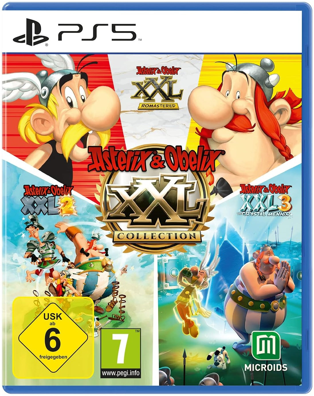 Asterix & Obelix XXL Collection (1, 2 & 3) PlayStation 5 game box art