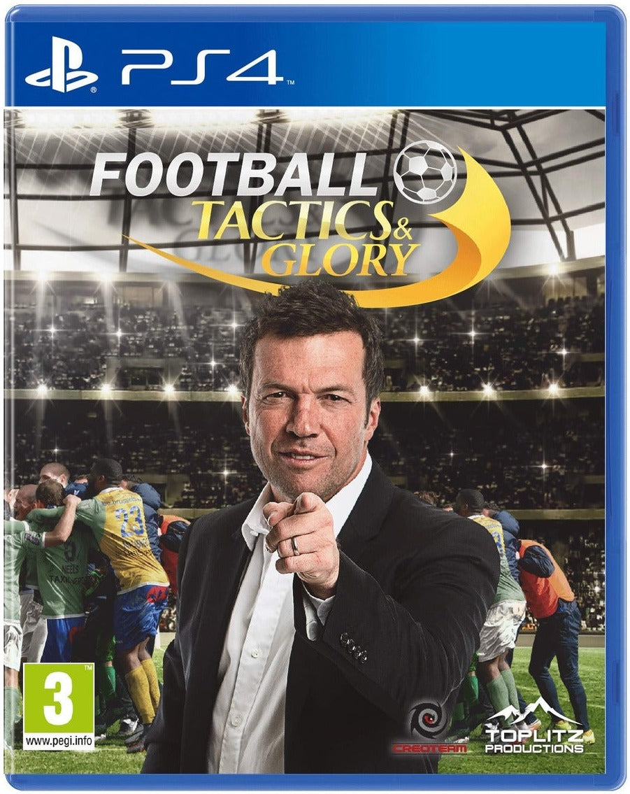 Football Tactics & Glory PlayStation 4 game box art