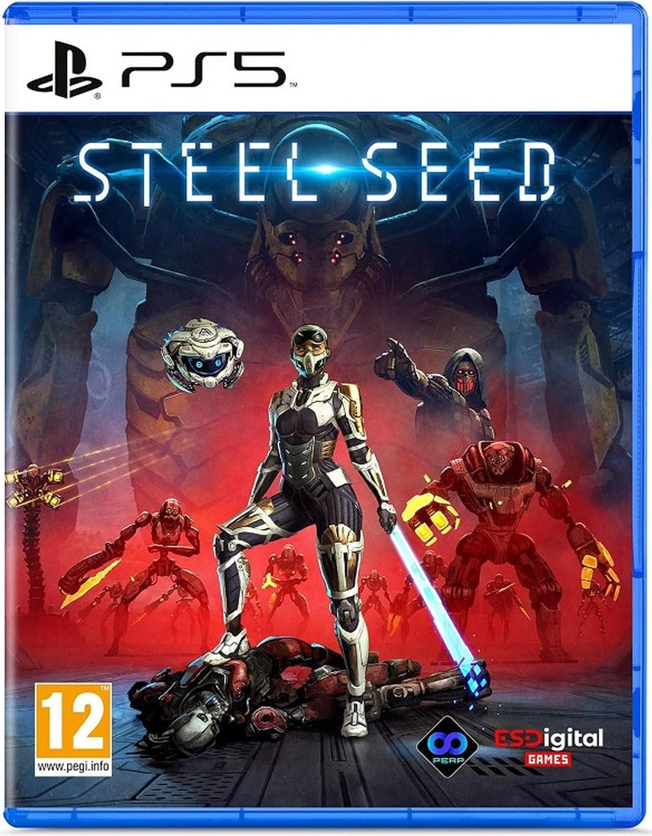 Steel Seed PlayStation 5 game box art
