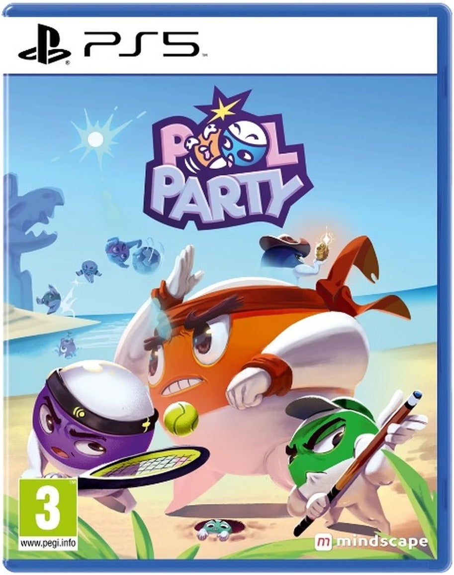 Pool Party PlayStation 5 game box art