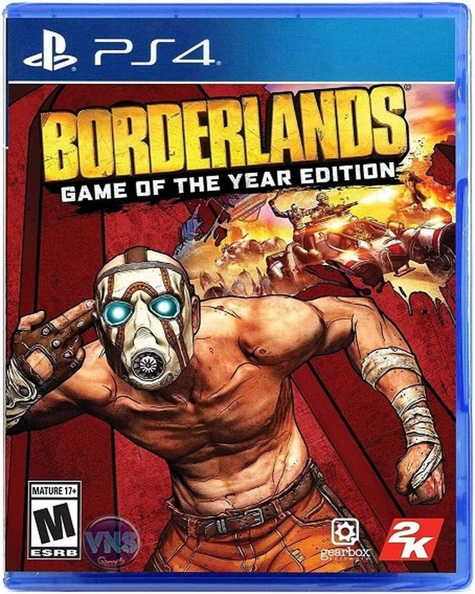 Borderlands Game of the Year Edition PlayStation 4 box art