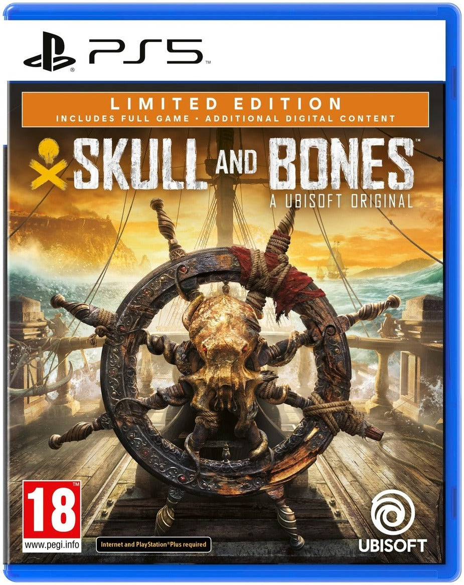 Skull and Bones Limited Edition PS5 game box – Spanish/Portuguese edition
