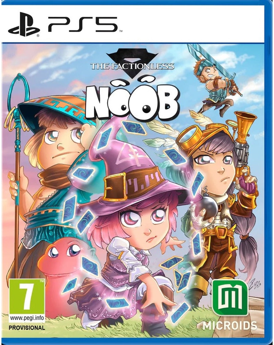 NOOB: The Factionless PlayStation 5 game box art