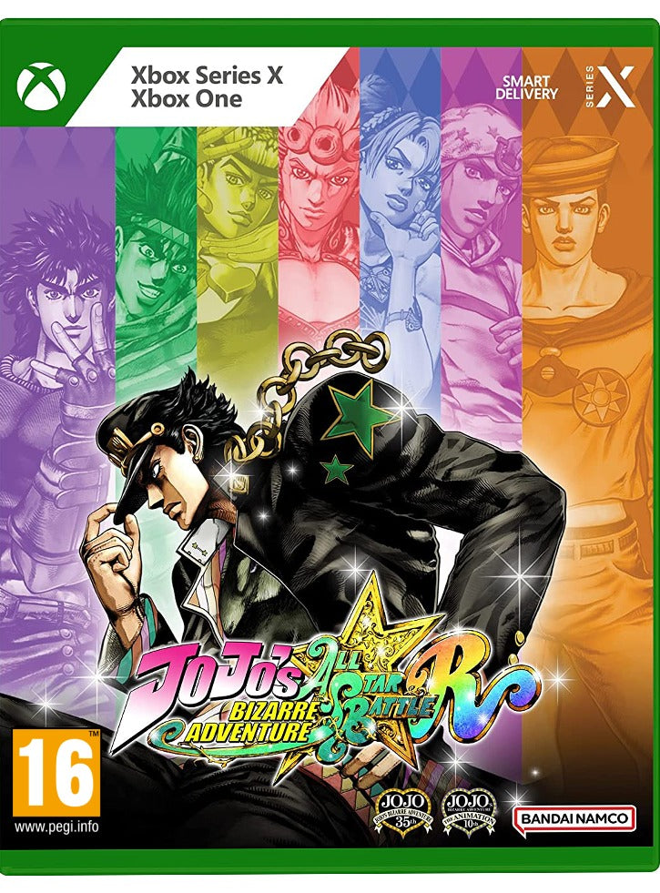 JoJo's Bizarre Adventure: All-Star Battle R Xbox Series X game box