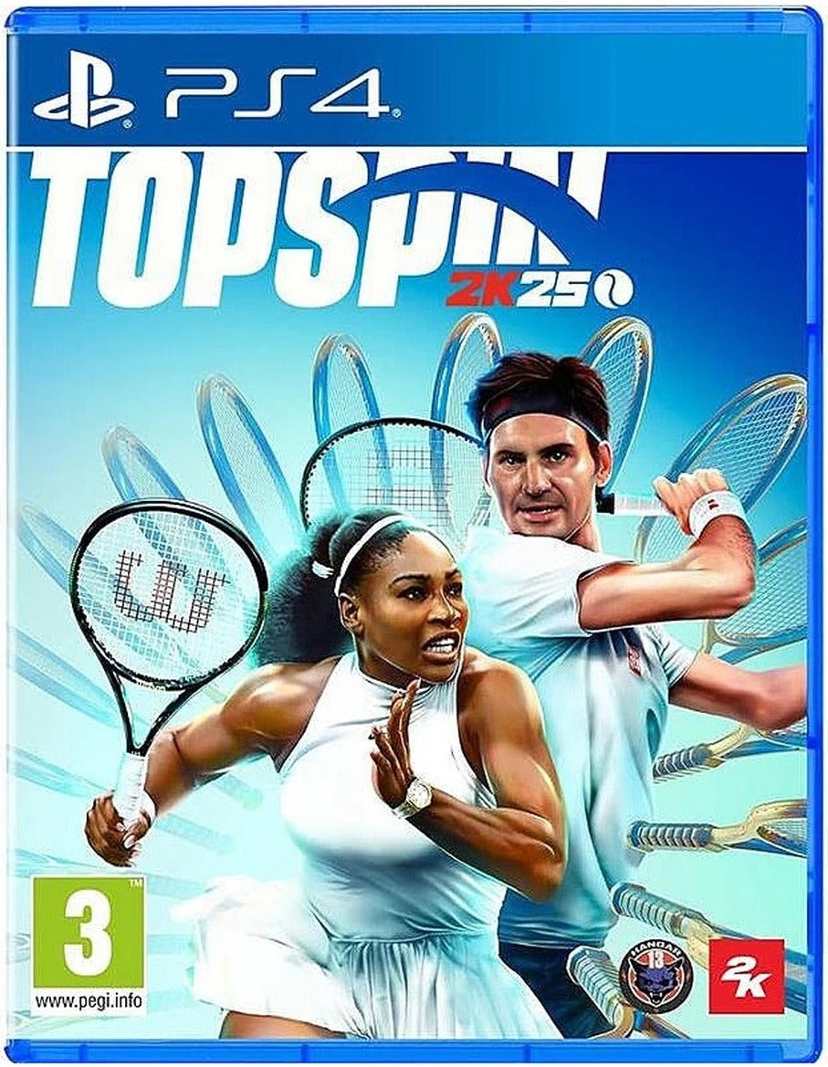 TopSpin 2K25 PlayStation 4 game box art