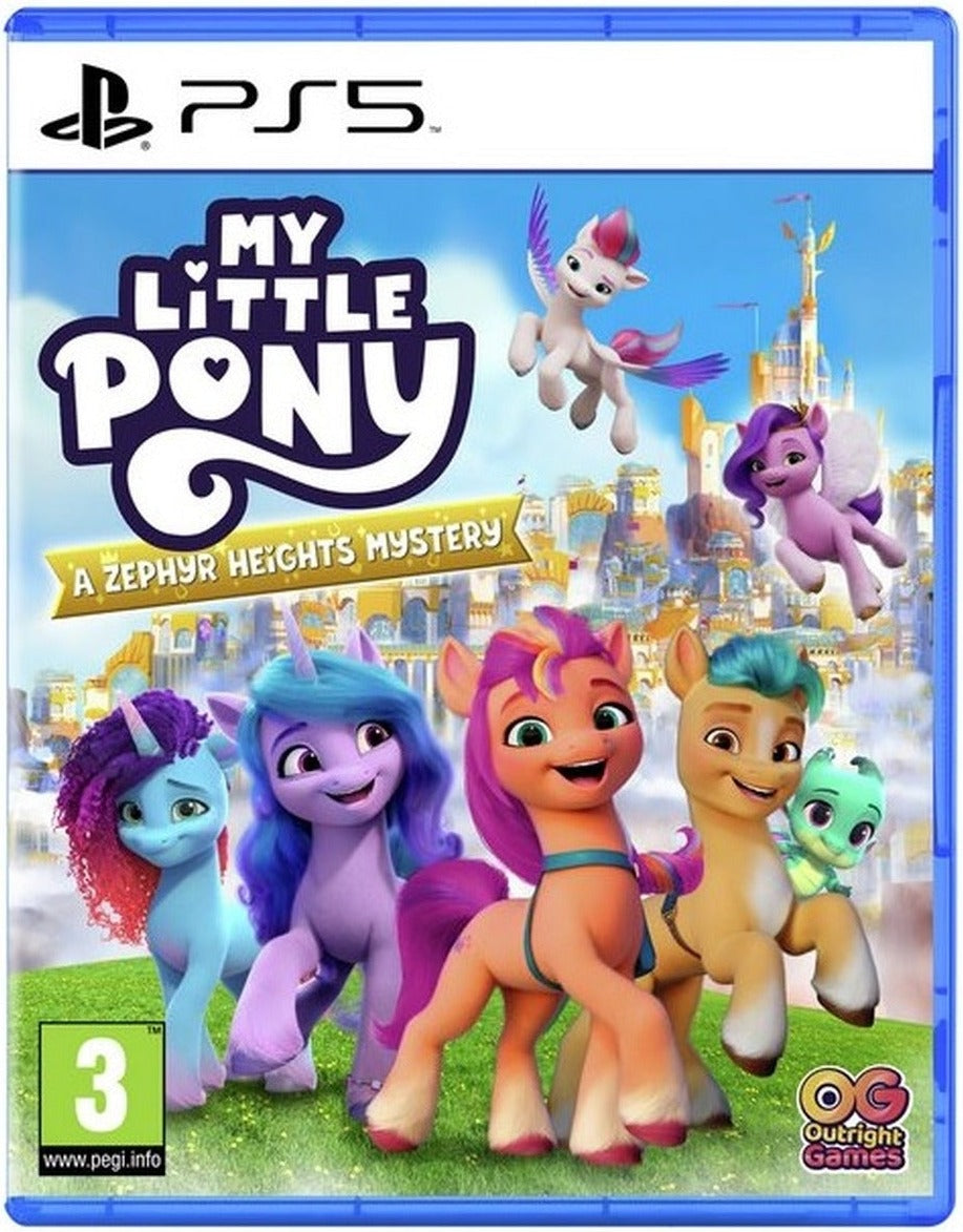My Little Pony: A Zephyr Heights Mystery PlayStation 5 game box art