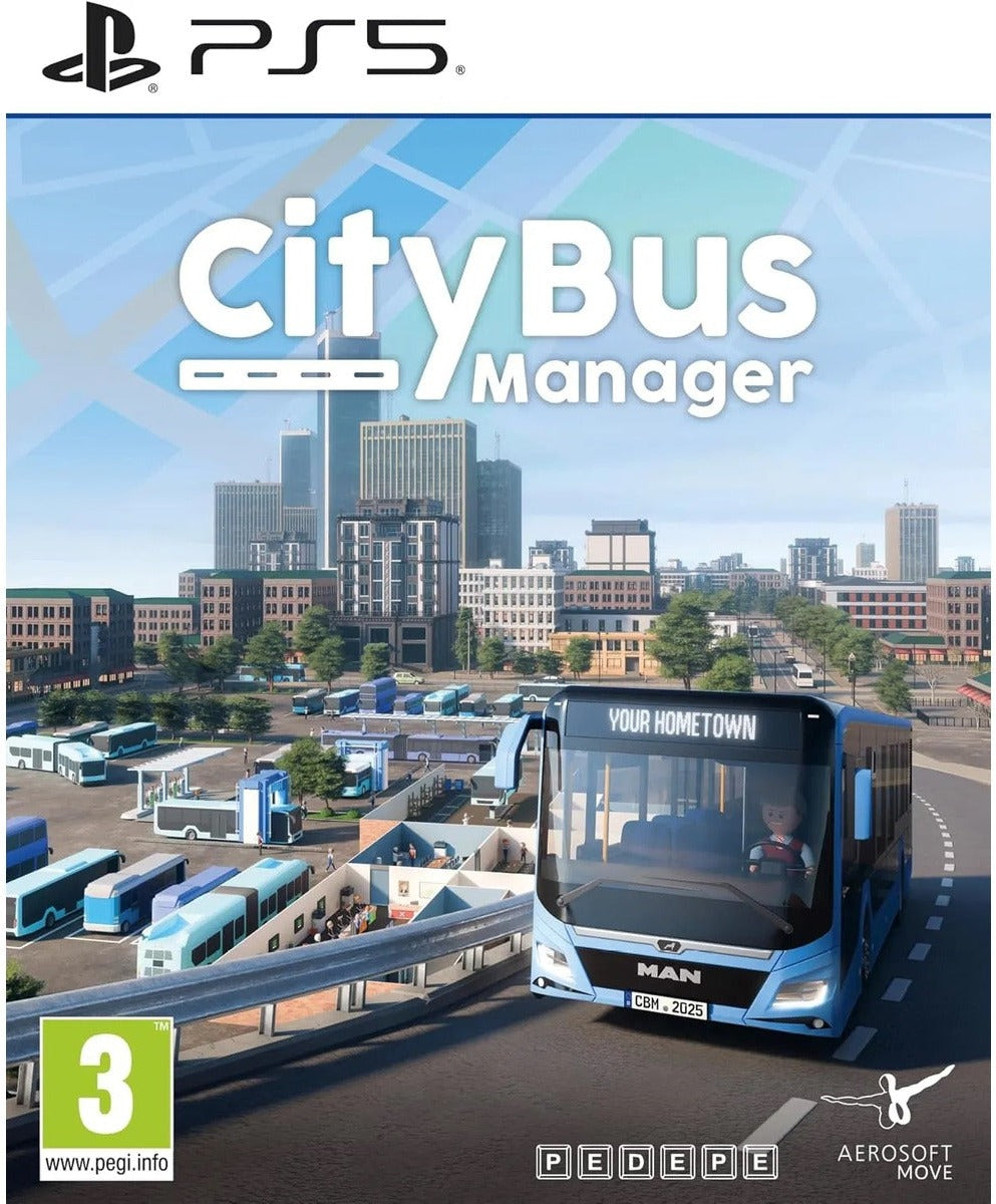City Bus Manager PlayStation 5 game box art