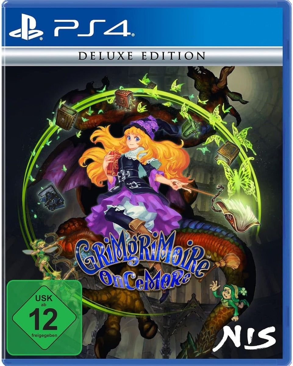 GrimGrimoire OnceMore Deluxe Edition PS4 box art – German box