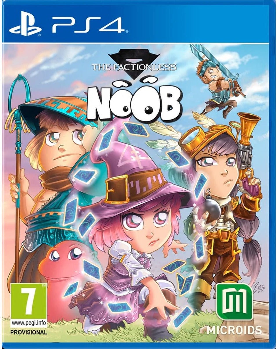 NOOB: The Factionless PlayStation 4 game box art