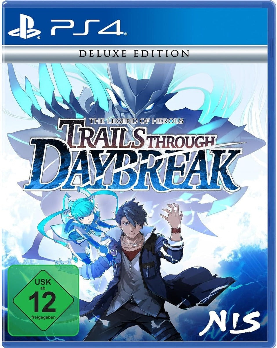 The Legend of Heroes: Trails through Daybreak Deluxe Edition PS4 box art (German box)