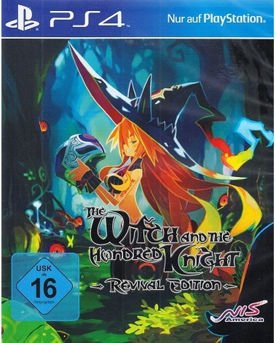 The Witch and the Hundred Knight Revival Edition PS4 game box art (German box)